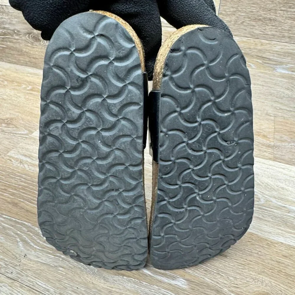 Birkenstock Gizah Thong Black w/Gem Accents Sandal Women's Size EU 37